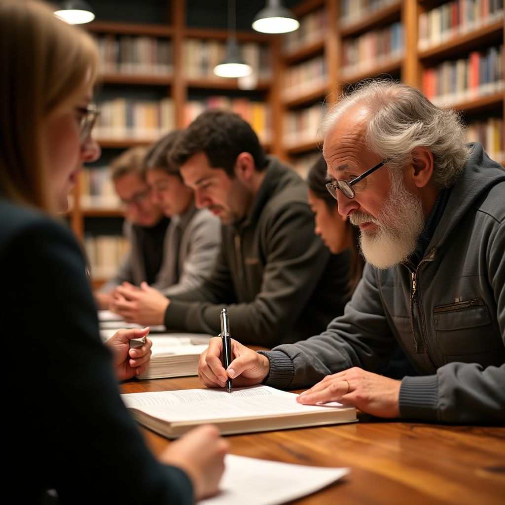 Firma de libro sobre psicología financiera